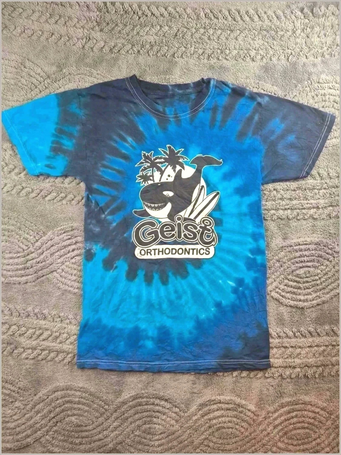 Tee-shirt Tie & Dye Bleu – Geist Orthodontics – Taille M