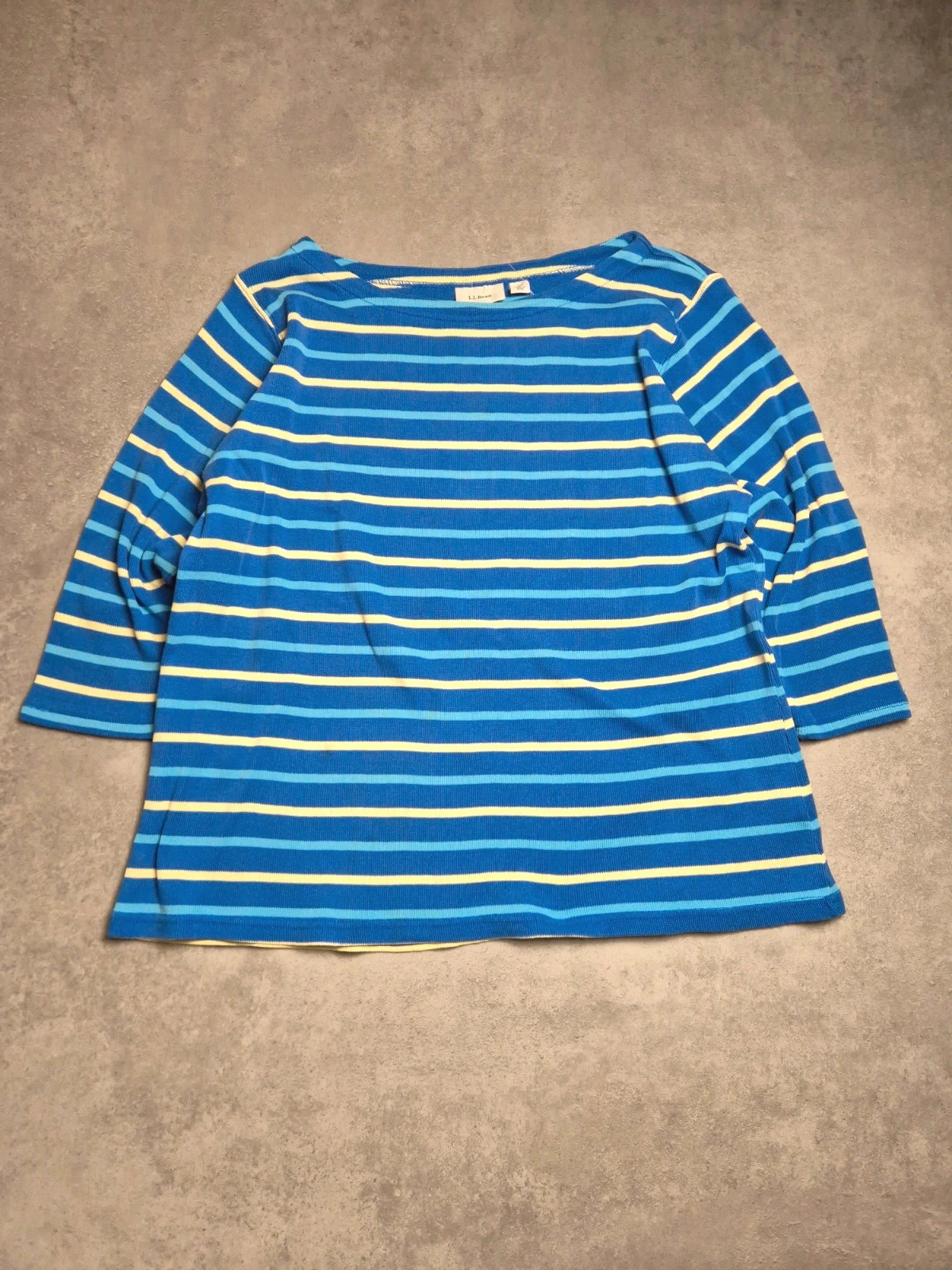 Pull manche 3/4 L.l. bean Bleu taille XL LLB180