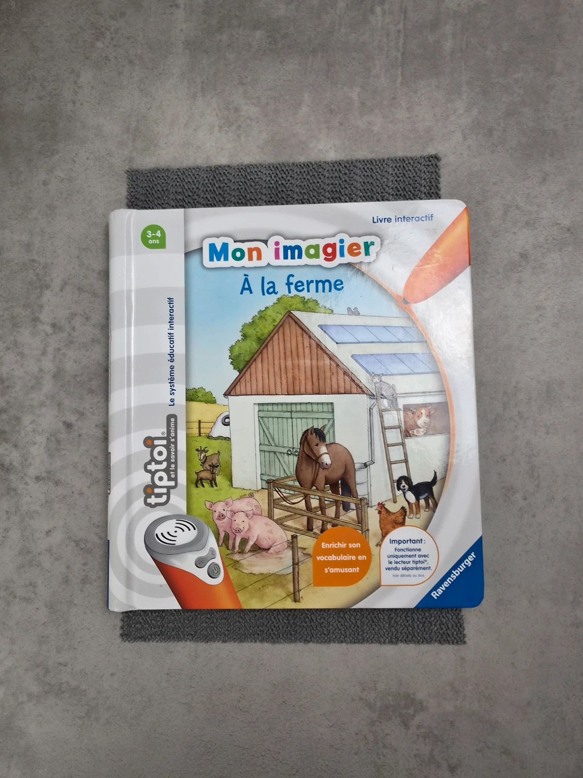 Livre enfant Tiptoi Mon imagier à la ferme Ravensburger interactif