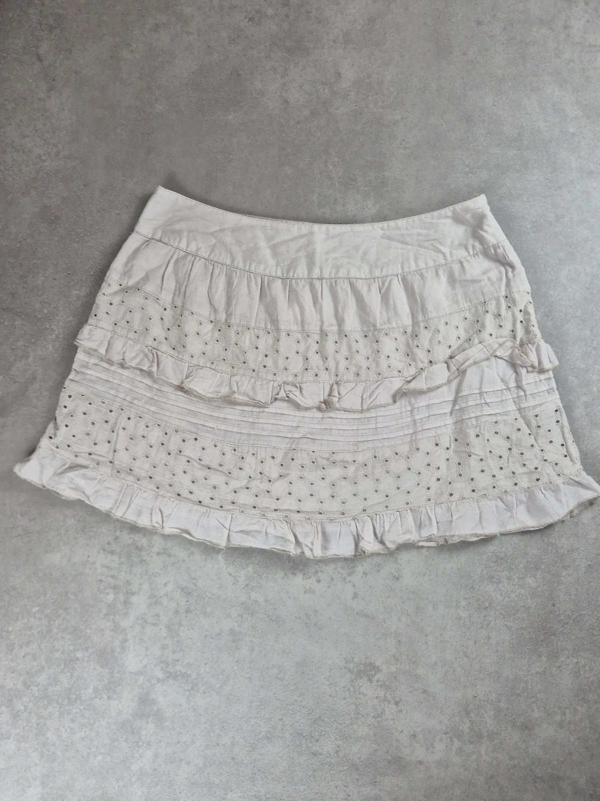 Jupe midi Sans marque Blanc taille 40 JU170