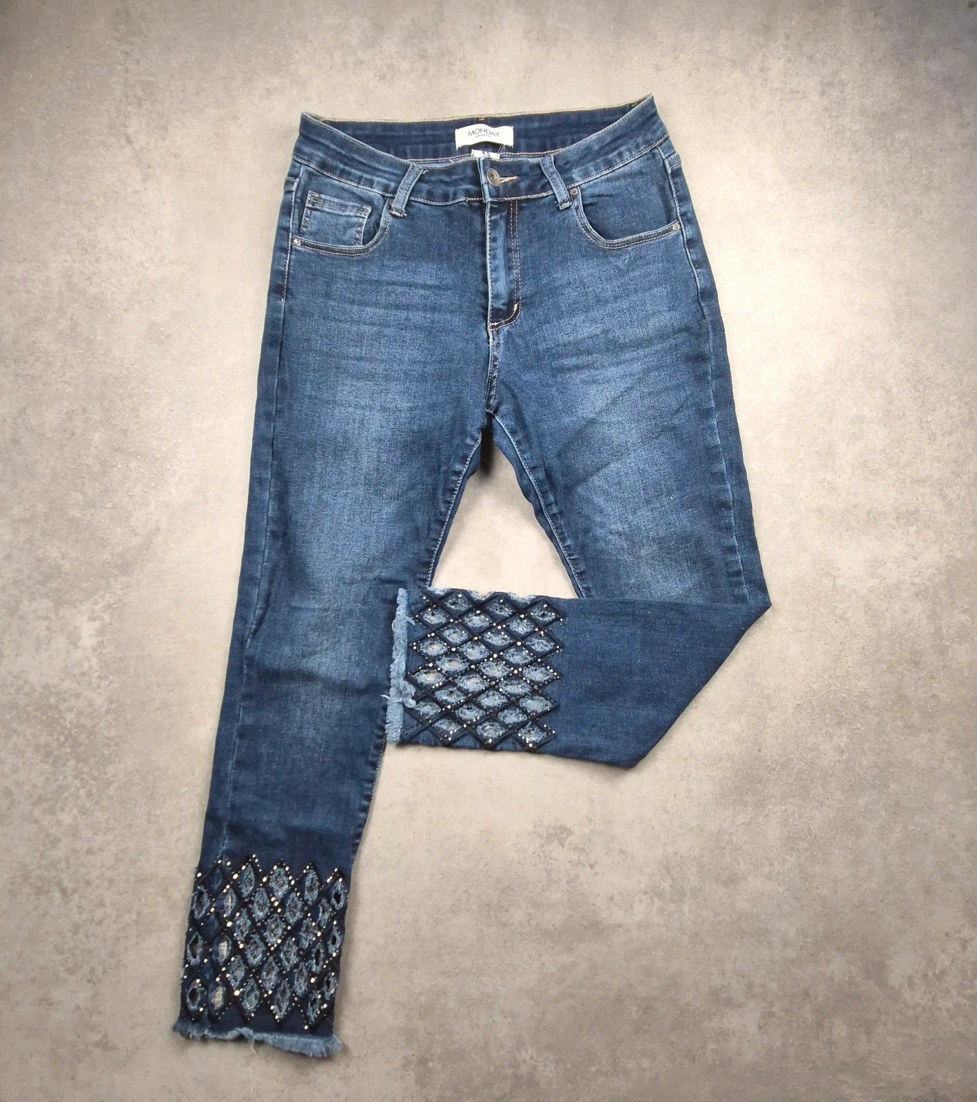Jeans droit Monday Bleu taille XS MON6