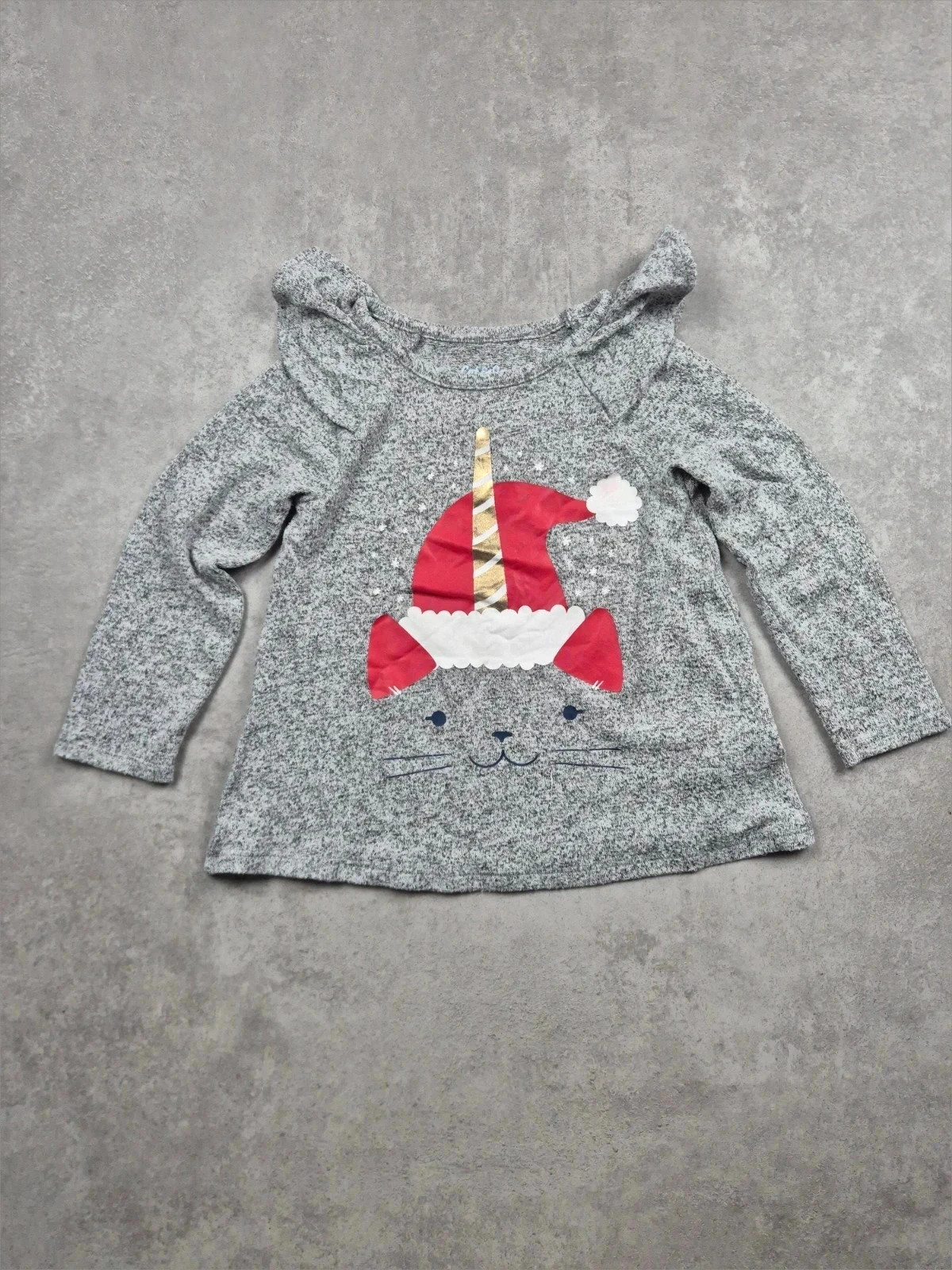 Pull de noel Cat & jack Gris taille 2A