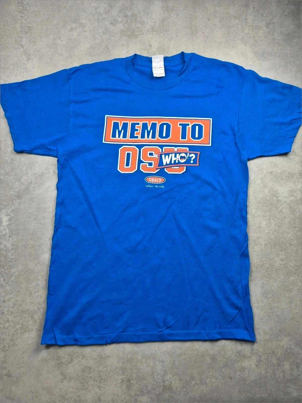 Tee-shirt Fruit of the loom "memo to osu" Bleu taille L