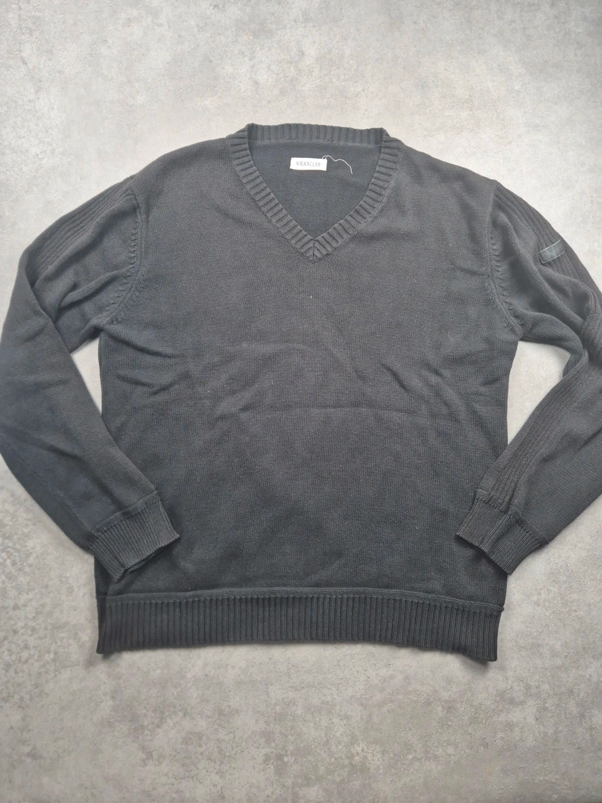 Pull col v Wrangler Noir taille L