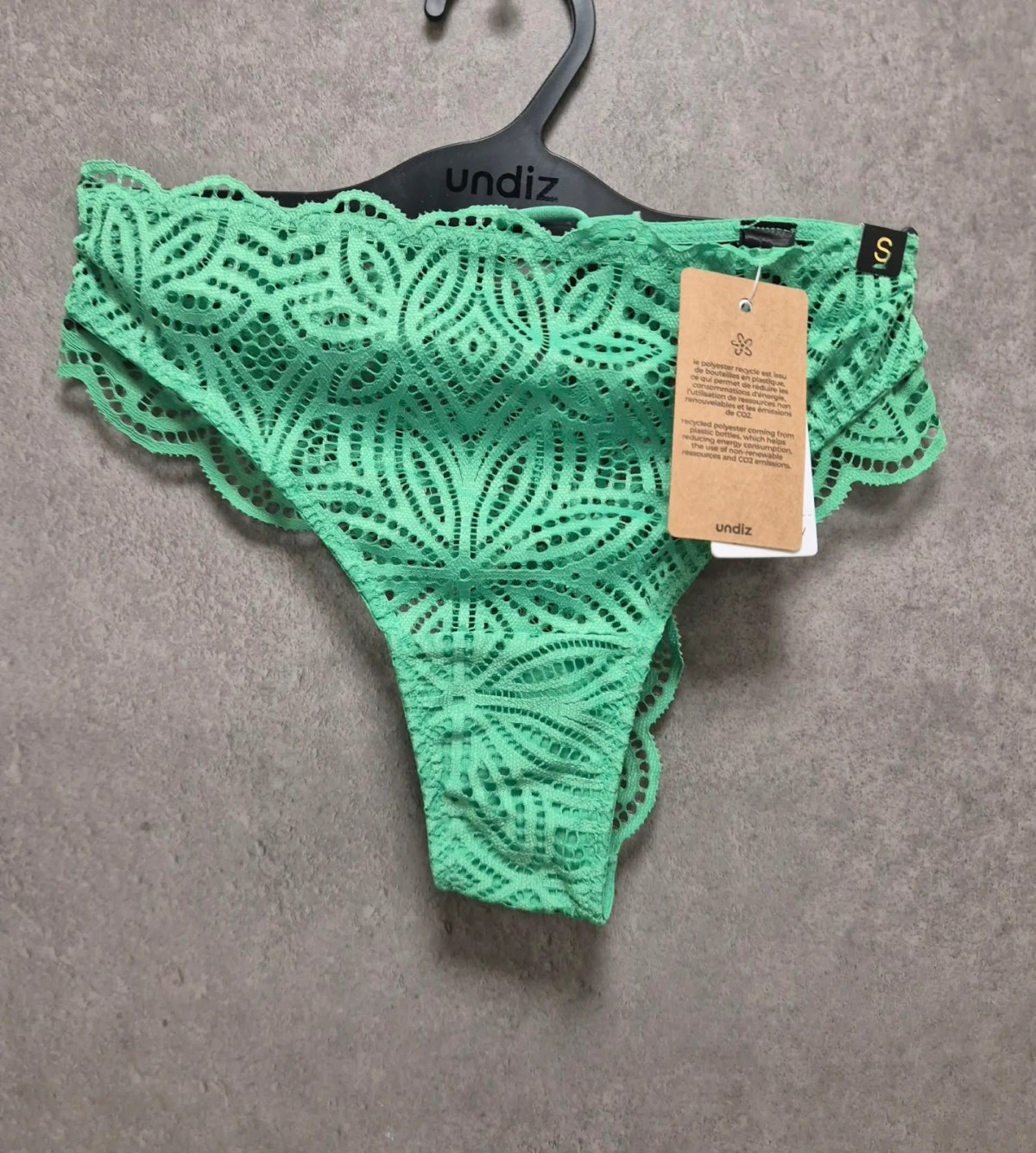 Tanga verte undiz taille S