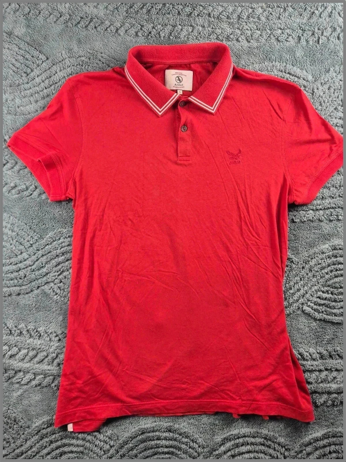 Polo Aigle – Rouge – Taille L