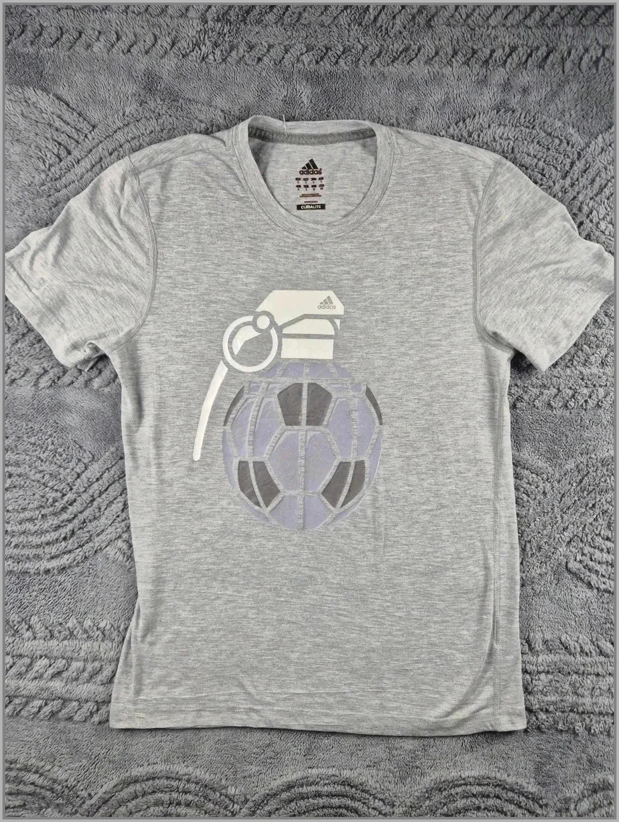 Tee-shirt Adidas Gris Taille S