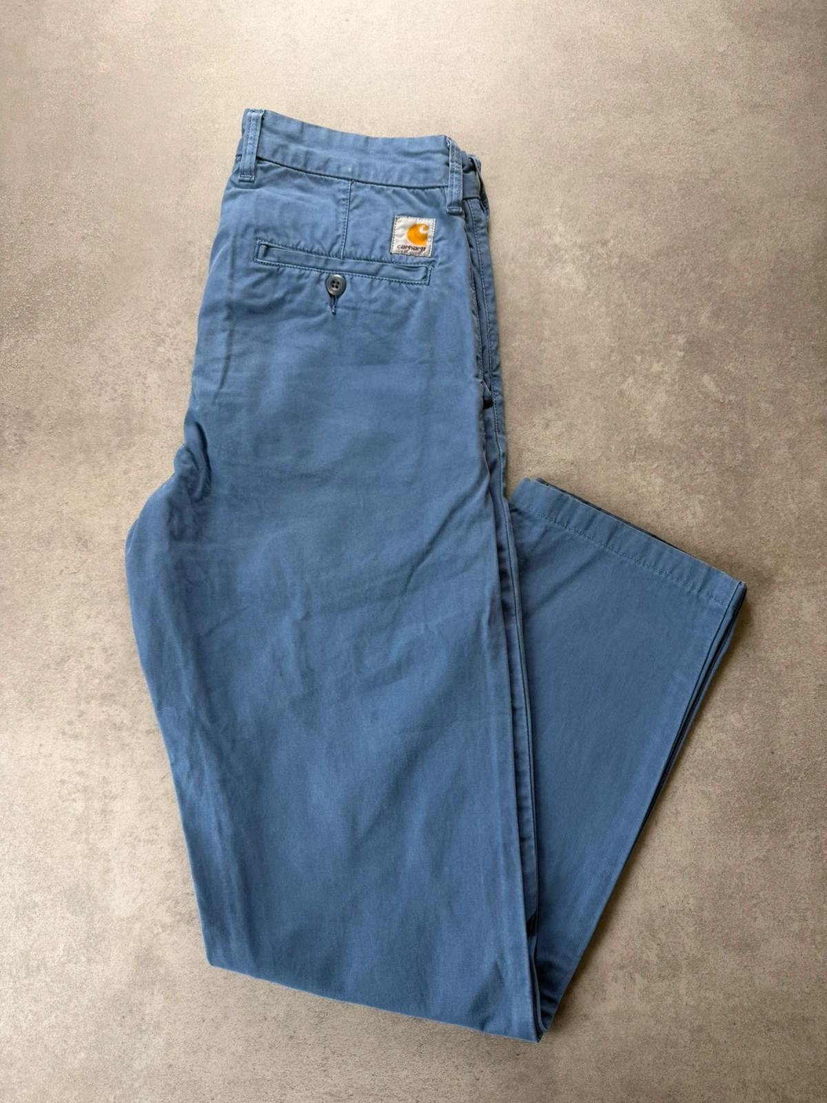 Pantalon chino Carhartt bleu taille 38 CAR223