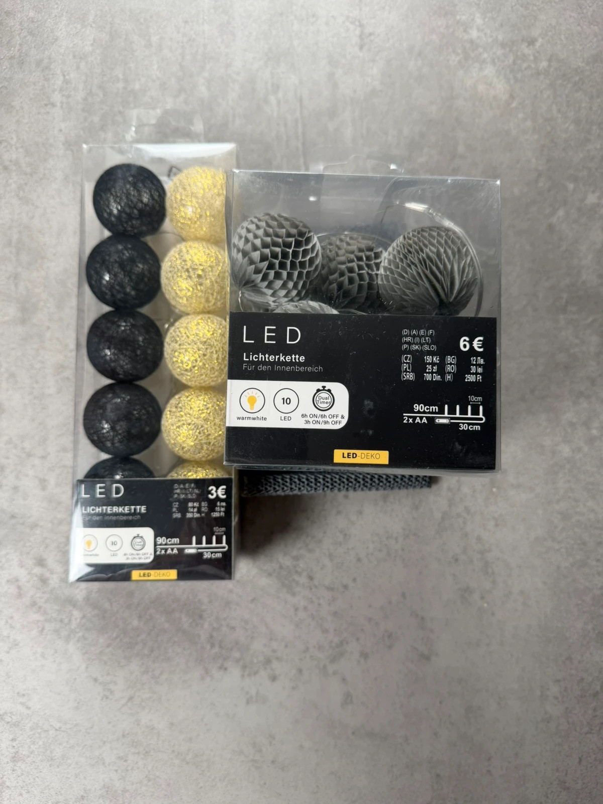 Guirlande LED Lichterkette boules déco neuve