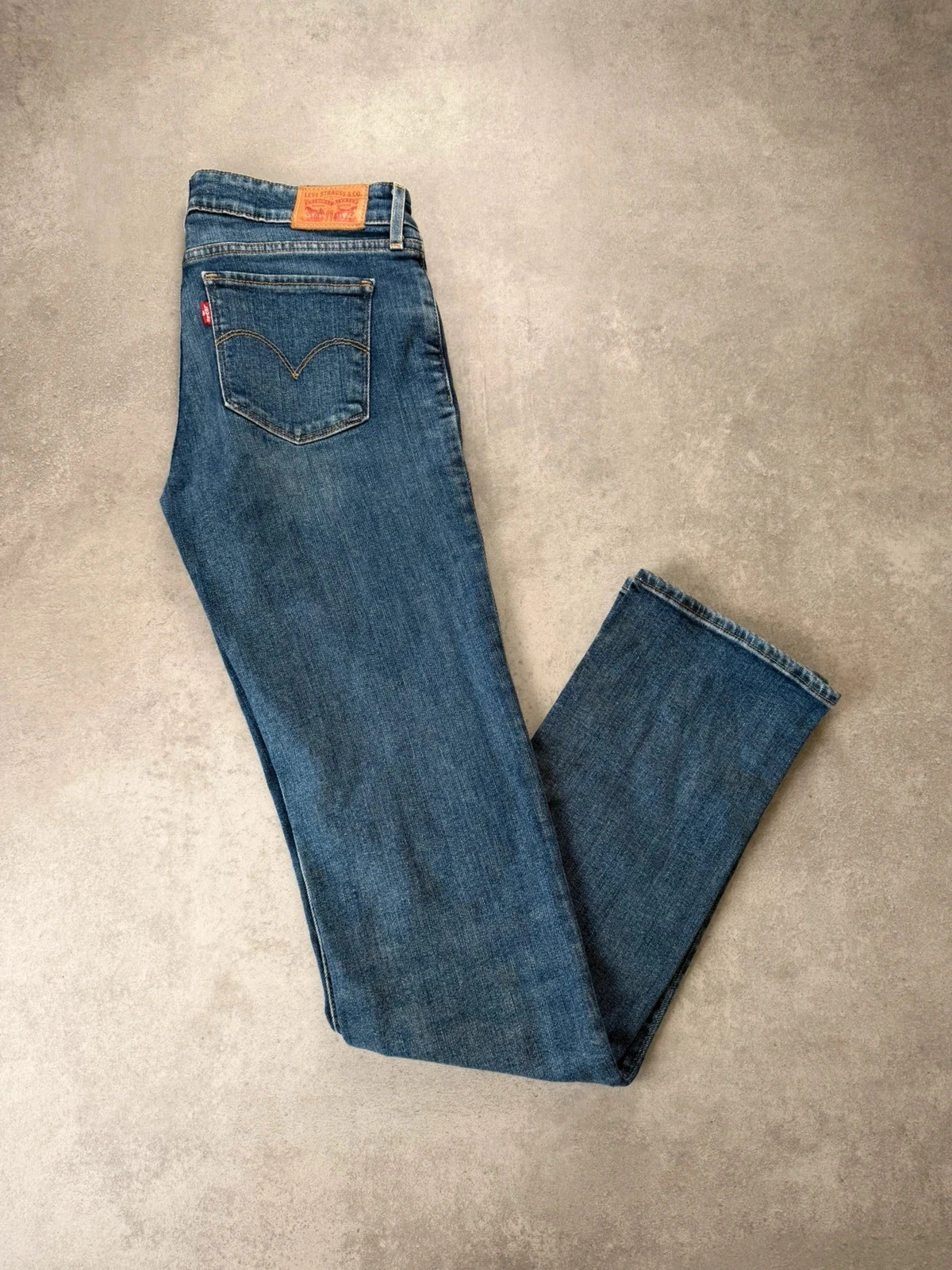 Jean Levi's 714 Straight taille 38 bleu LEV1139