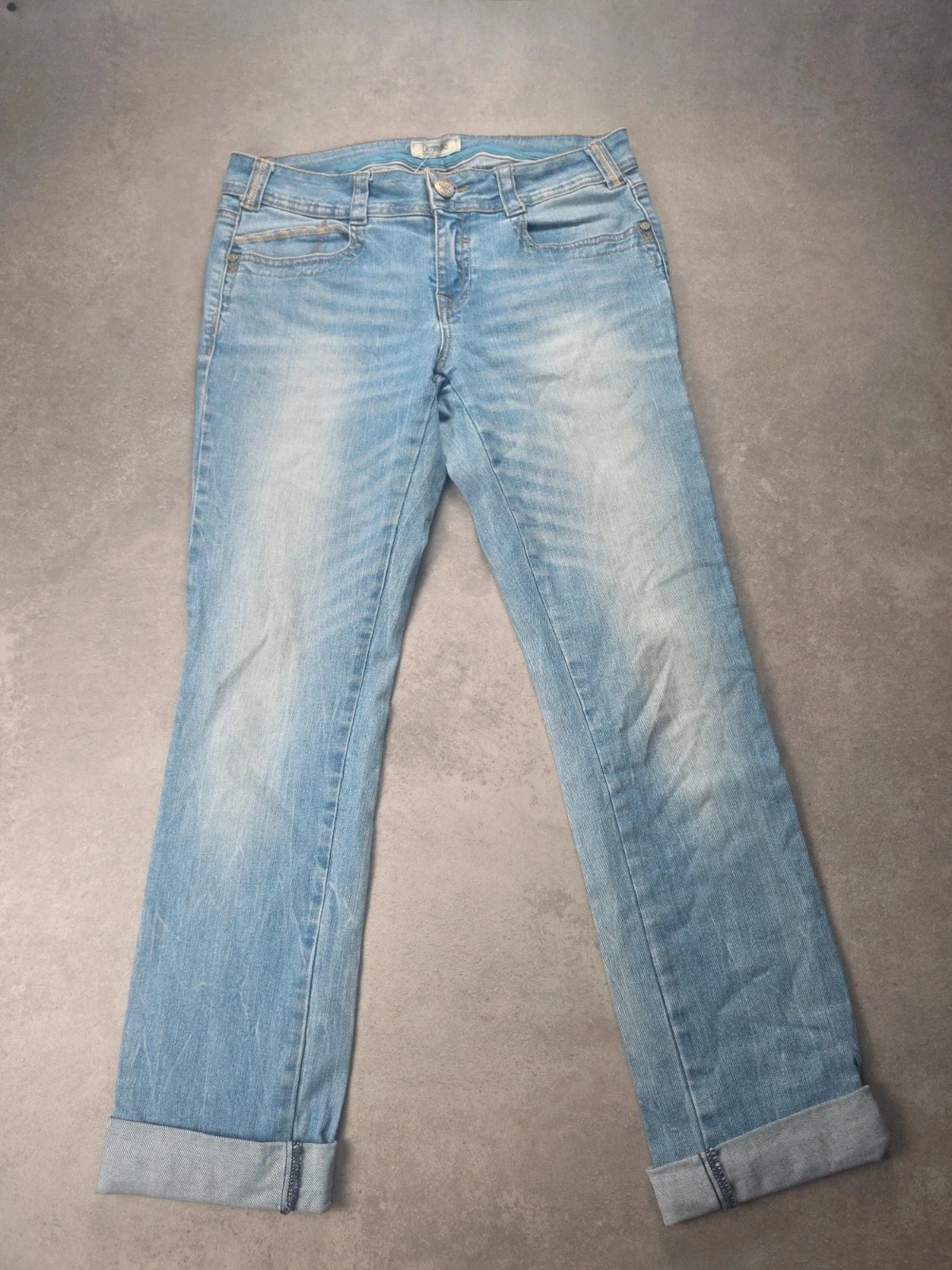 Jean Denim Life taille 38 délavé clair DEL1178