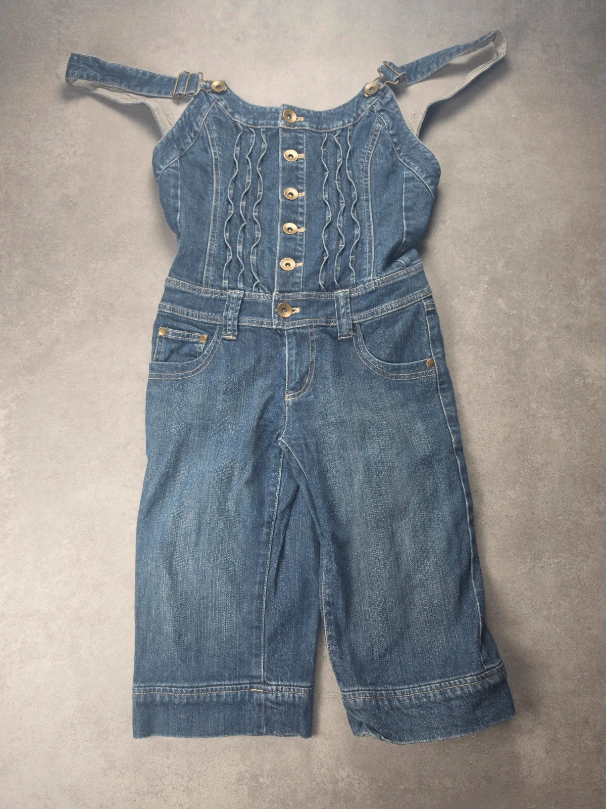 Salopette jean Promod courte bleu 36 PRO1143