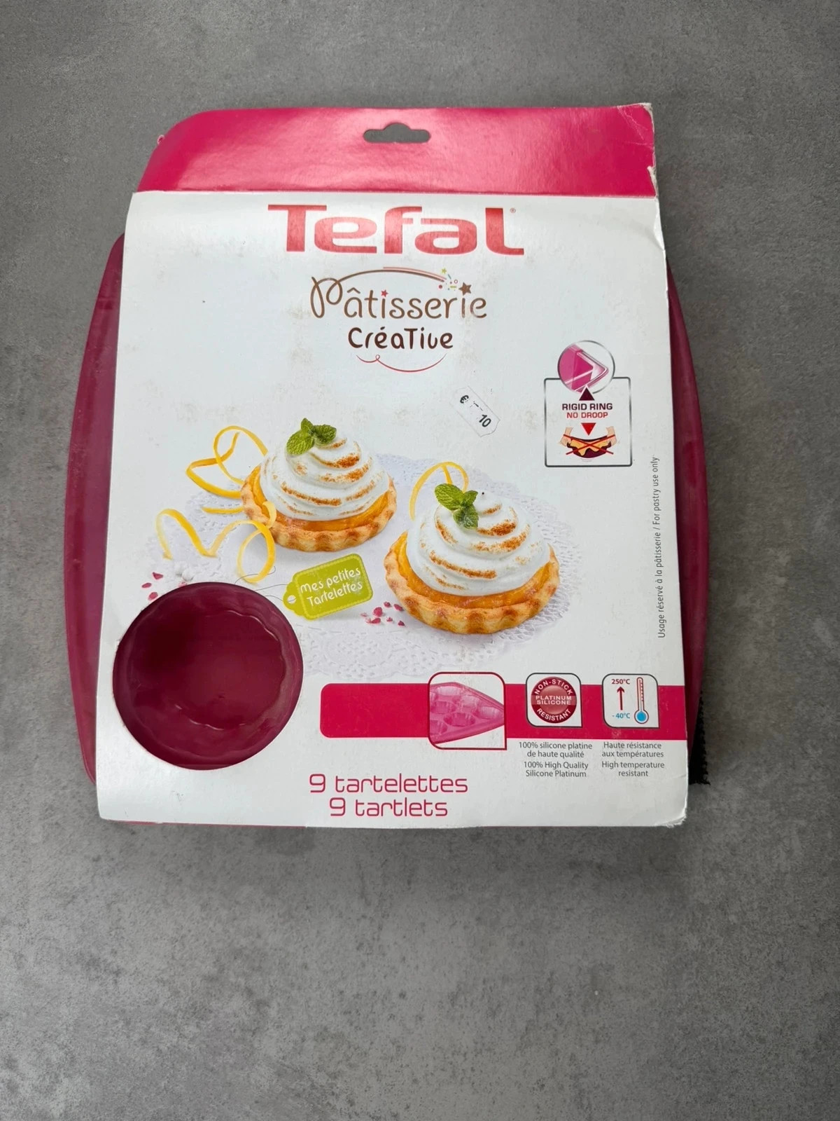 Moule 9 tartelettes Tefal Pâtisserie Créative silicone