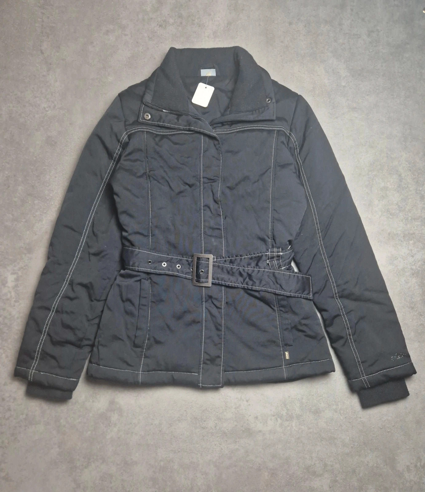 Veste Asics matelassée ceinturée noir OS215
