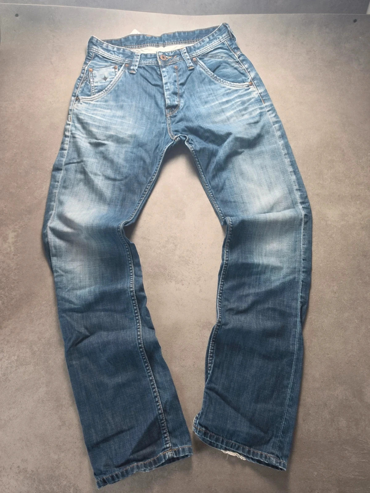 Jean Pepe Jeans Stoke bootcut délavé W32 L34 IPP287