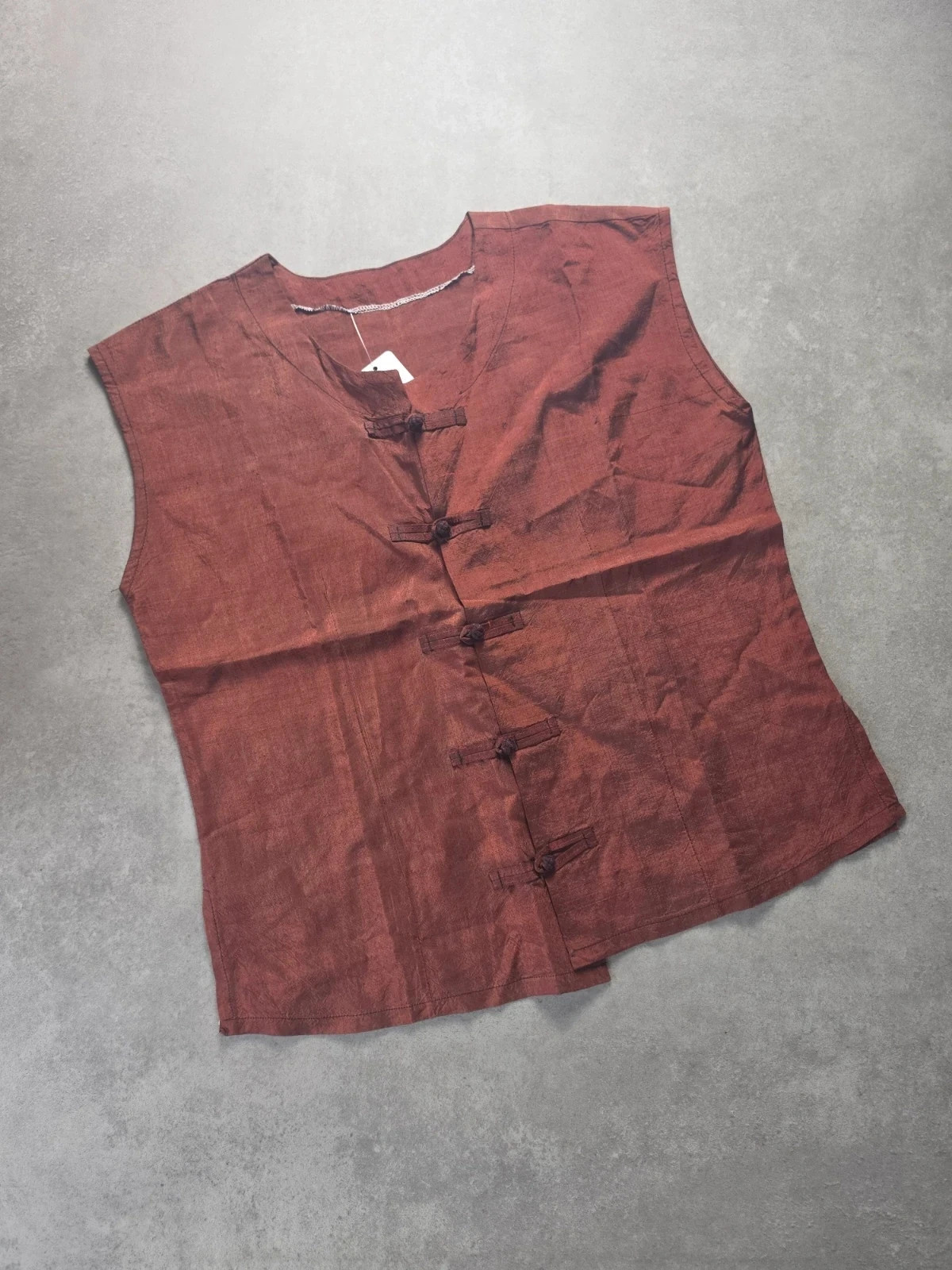 Gilet sans manches oriental teinte tie-dye M NB1103