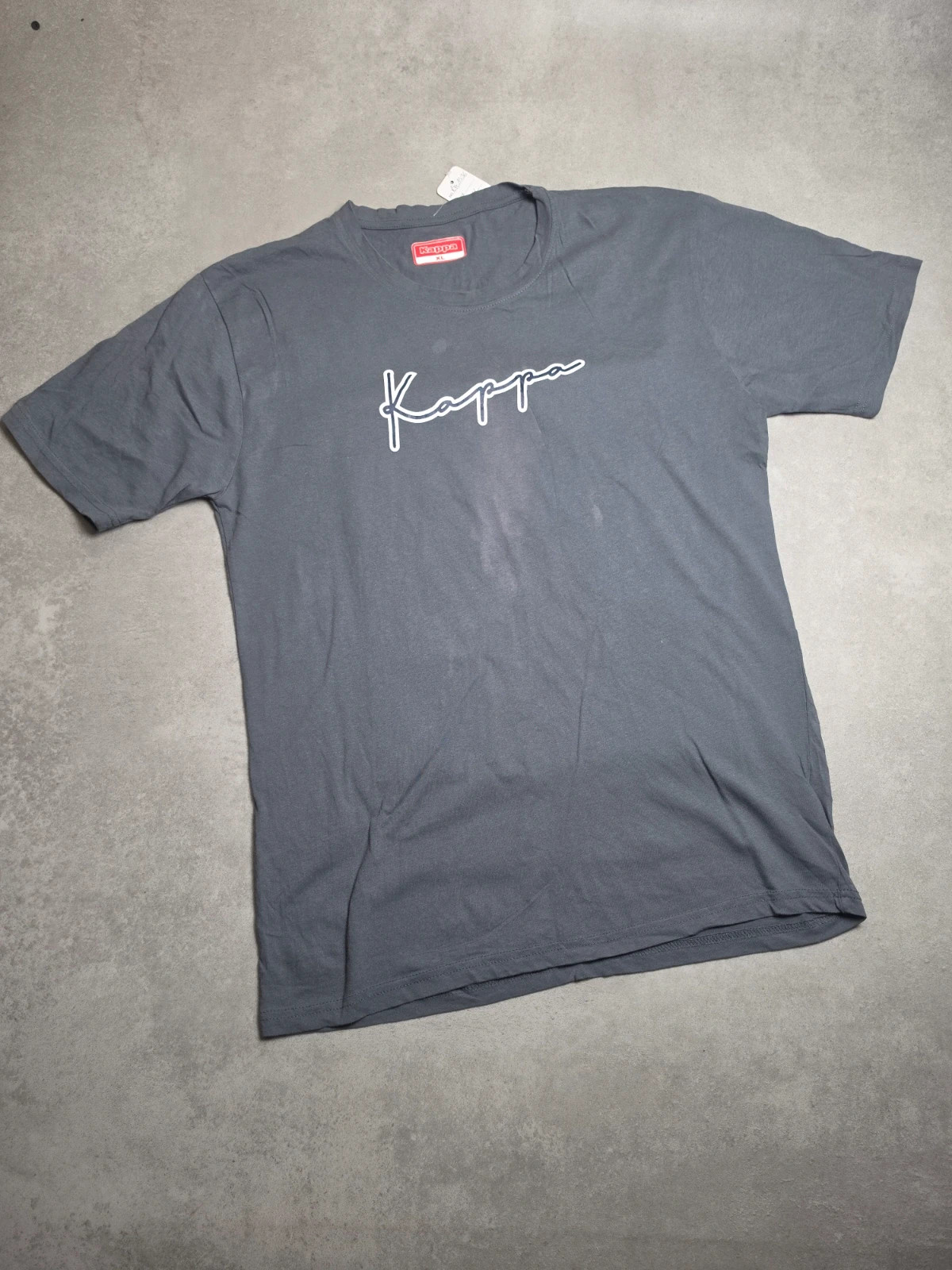 T-shirt Kappa gris logo signature XL