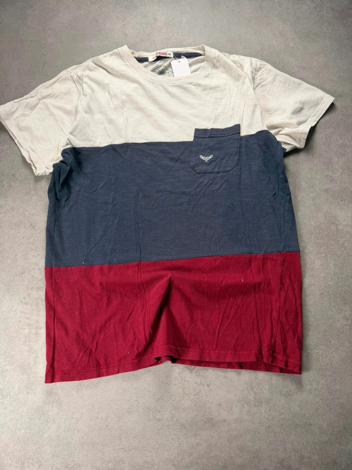 T-shirt Threadbare colorblock poche M THR021