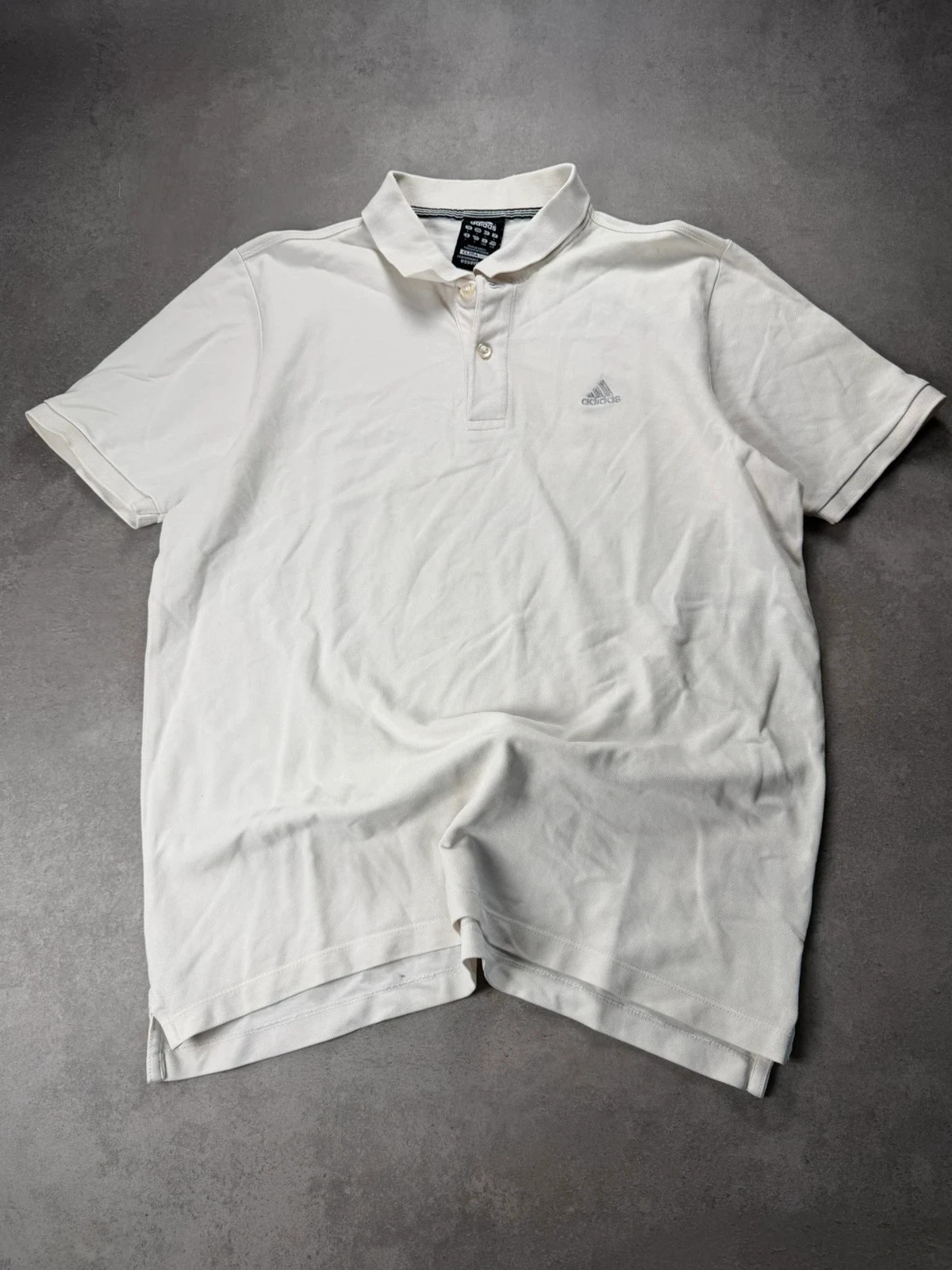 Polo Adidas blanc taille L ADI234