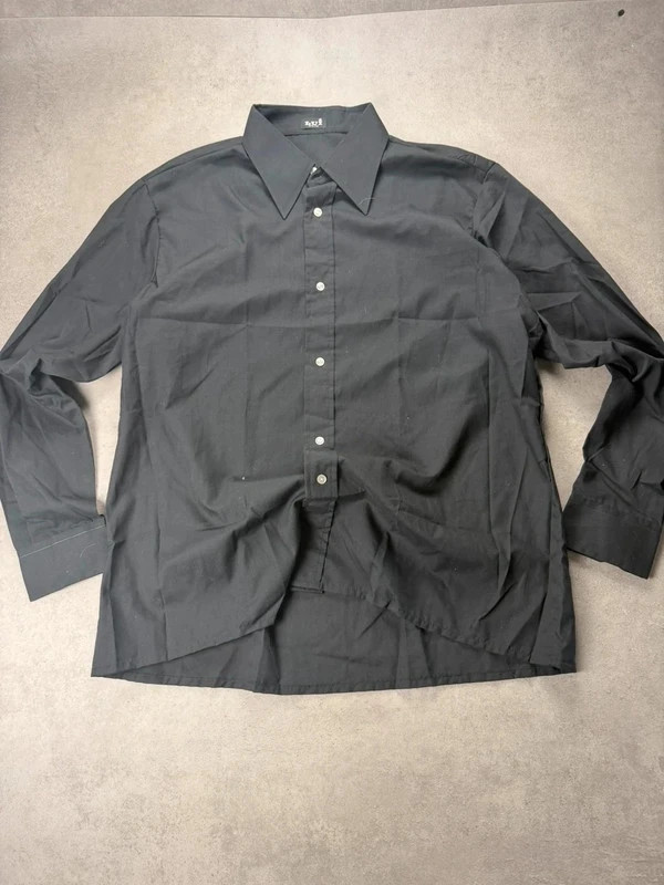 Chemise Lui Styl-Fix vintage noire manches longues XL LUI1432