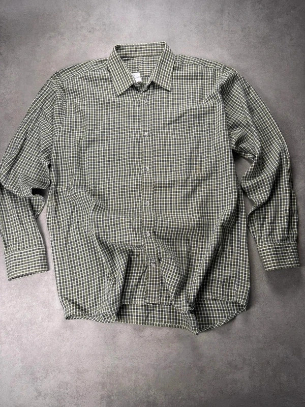 Chemise vintage à carreaux vert XXL NOB1402