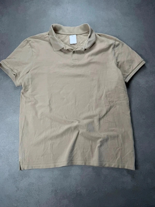 Polo Kiabi coton beige regular fit M KBT006