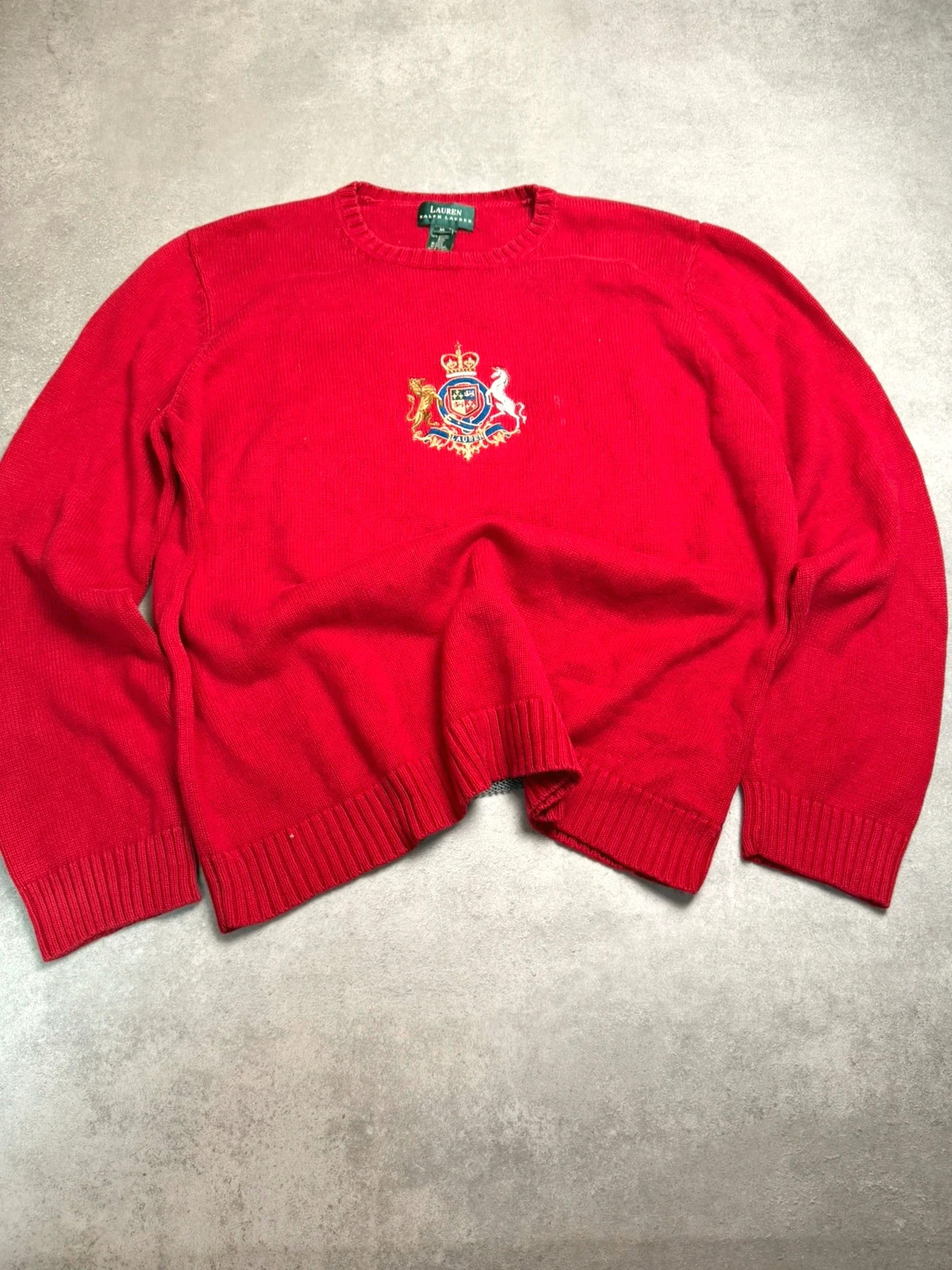 Pull Ralph lauren Rouge taille XL