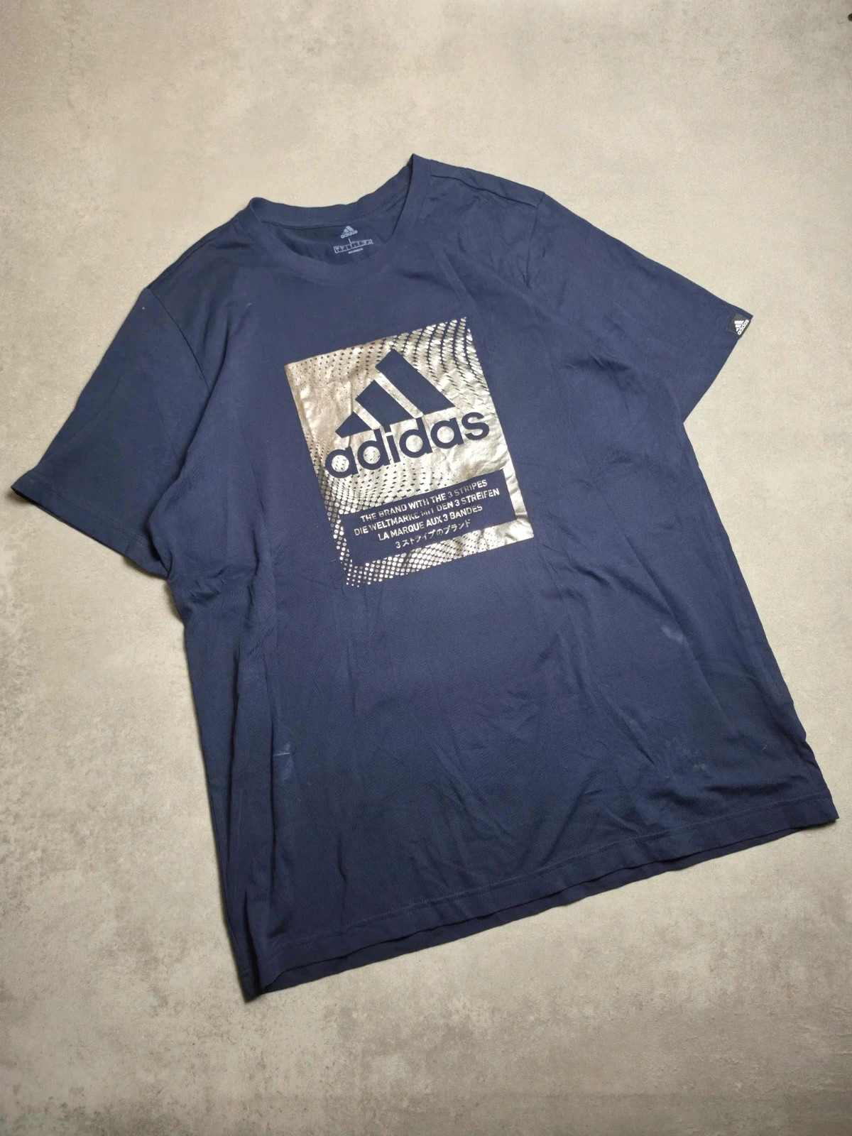 Tee-shirt Adidas Marine taille L