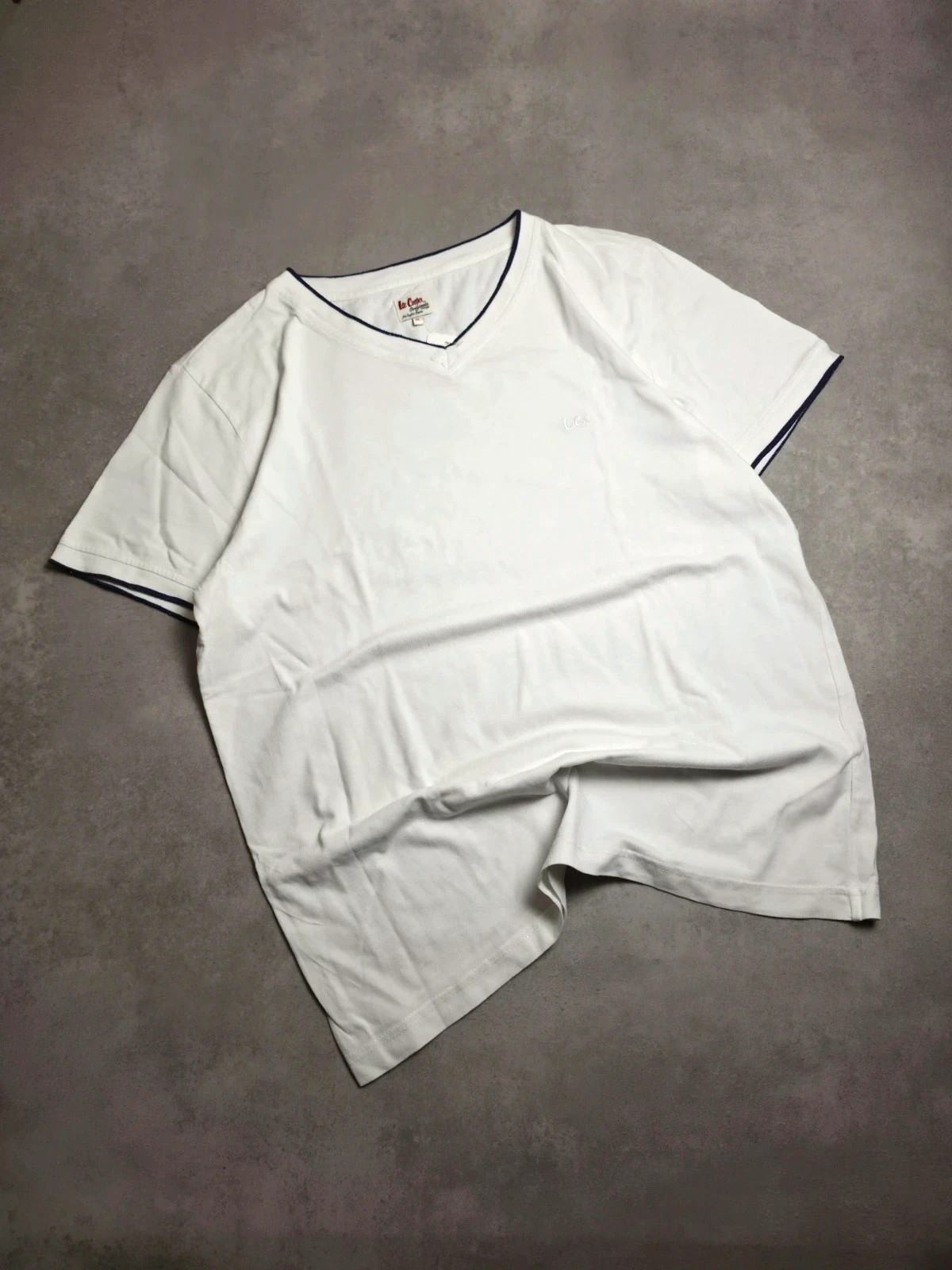 Tee-shirt uni Lee cooper Blanc taille XL